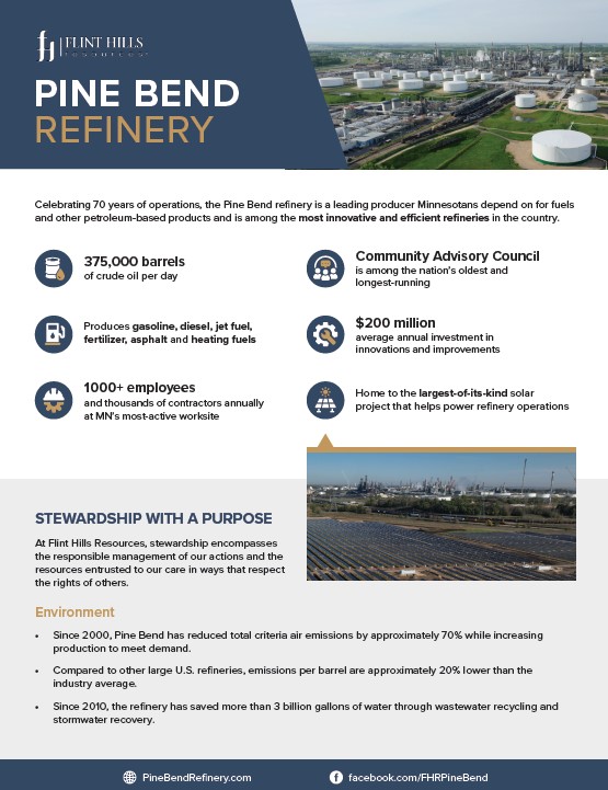 Pine Bend Refinery Fact Sheet